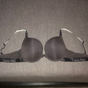Grey Calvin Klein bra